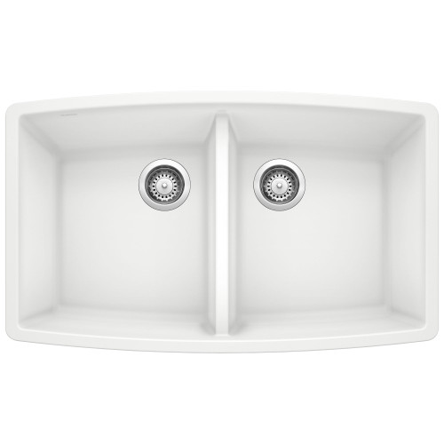 KA-440071 Performa Equal Double Bowl Sink Kit in White