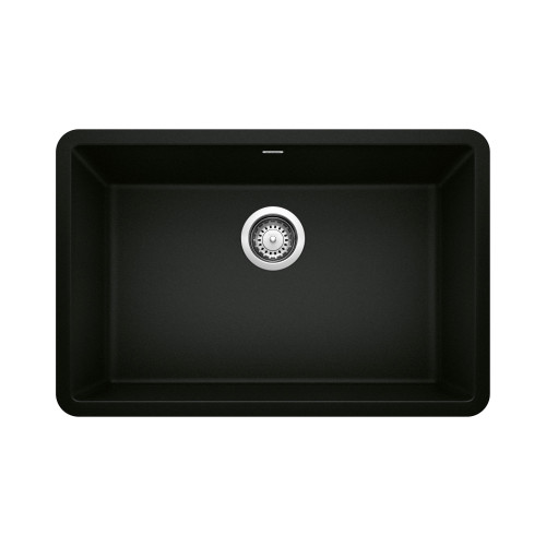 Blanco KA-442930 Precis 27" Single Bowl Sink Kit in Coal Black