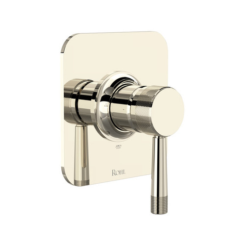 Rohl TMB51W1LMPN Graceline 1/2-in Pressure Balance Trim with Lever Handle, Polished Nickel