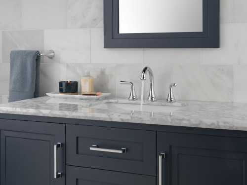 Delta 3533LF-MPU Kayra Two Handle Widespread Bathroom Faucet, Chrome