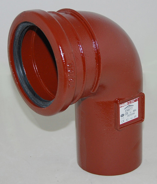 Cast Iron Outlet Pipe Elbow for WT151M and WT152M In-Wall Tank Systems