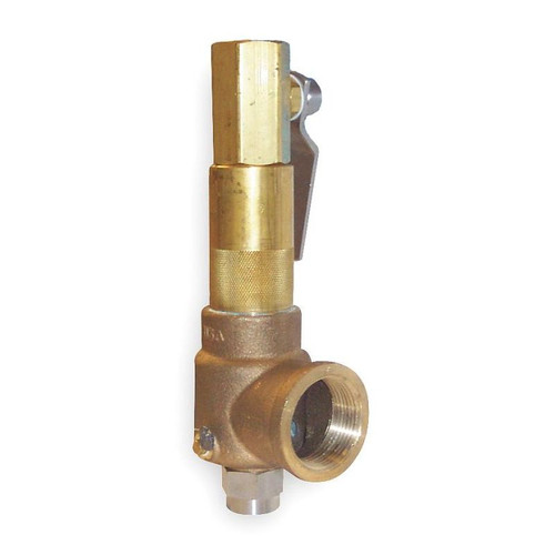 Apollo 523EEBKMAA0350 Bronze POP Safety Relief Valve, MNPT Inlet Type, FNPT Outlet Type