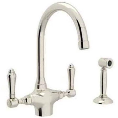 A1676LMWSPN-2 Kitchen Faucet in Polished Nickel