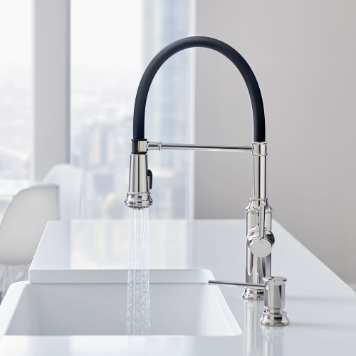Semi-Pro Kitchen Faucet 1.5 gpm in Chrome