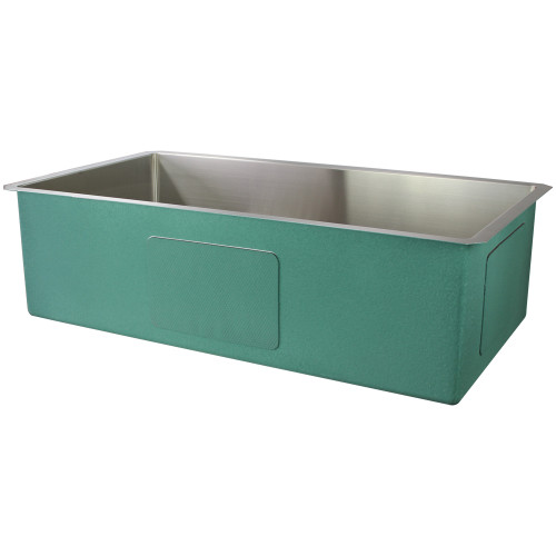 16 Gauge Super Single Undermount Stainless Steel Sink Bowl 35" X 19" X 10"