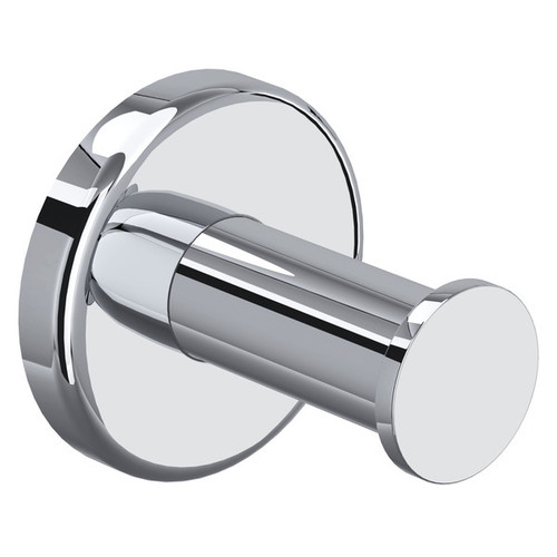 Rohl LO7APC Lombardia Wall Mount Single Robe Hook, Polished Chrome