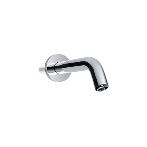 Wall-Mount Electronic Bathroom Faucet with 10s Controller and Mixing Valve in Polished Chrome, 1 GPM