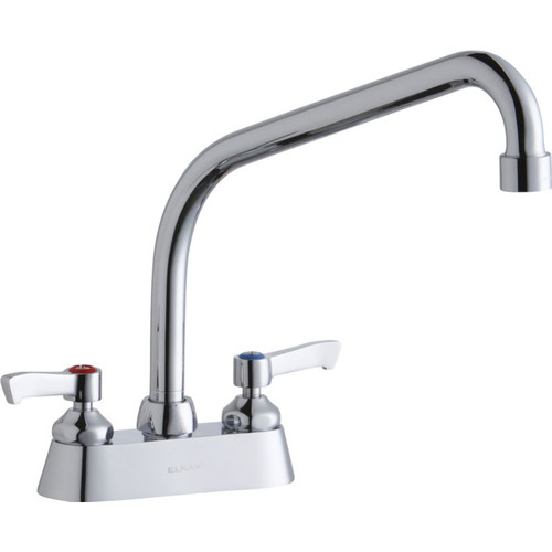 Elkay LK406HA10L2 Commercial 2-Hole Faucet in Chrome