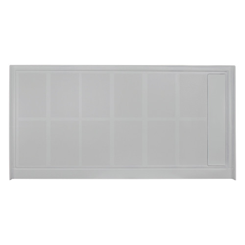 Linear 60" x 36" Single Threshold Right Hand Concealed End Drain Shower Base In Grey