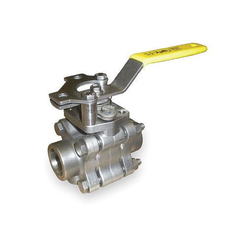 86A20201 SS Fire Safe Ball Valve, Socket, 3/8-in