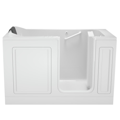 32-in. x 60-in. Walk-In Air Spa and Whirlpool Massage Bathtub with Right-Hand Drain in White