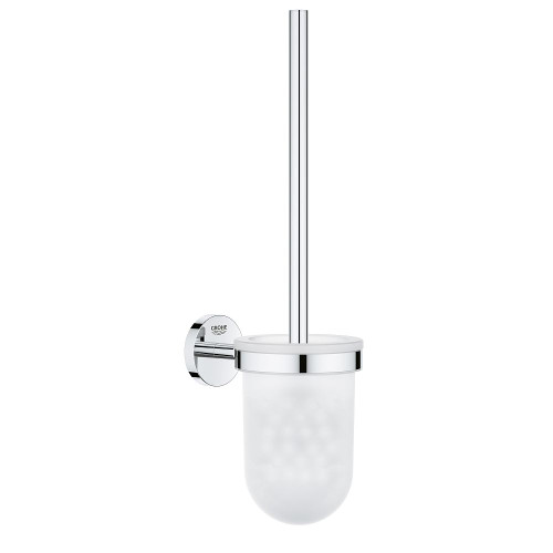 40463001 BauCosmopolitan Toilet Brush Set in Starlight Chrome