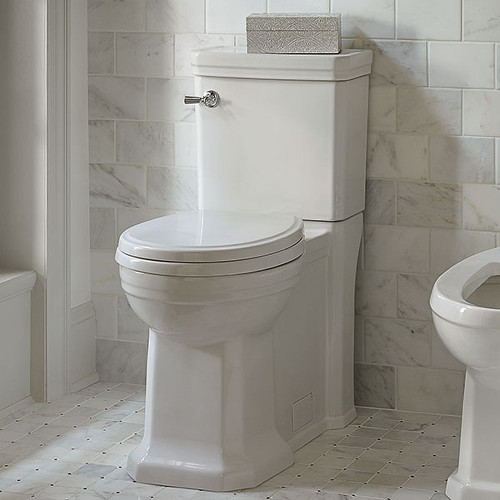 DXV D2205CA101.415 Fitzgerald Two-Piece Elongated Toilet, in Canvas White