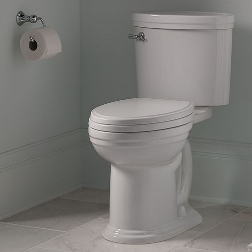 DXV D2215AA104.415 St. George Two-Piece Elongated Toilet, in Canvas White