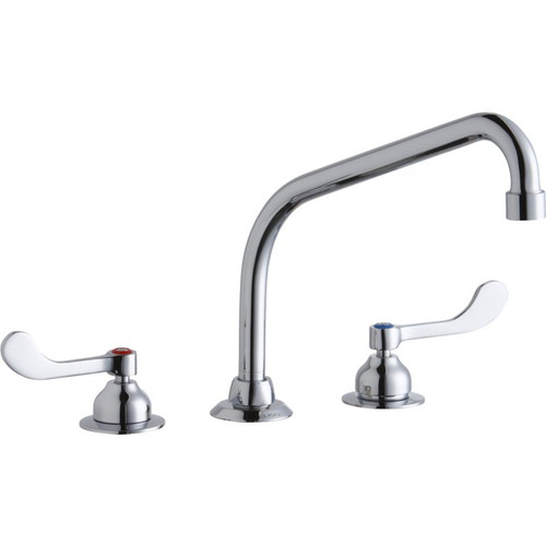 Elkay LK800HA10T4 Commercial 3-Hole Faucet in Chrome