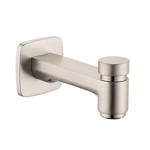 Hansgrohe 71412821 Logis Tub Spout with Diverter, In Brushed Nickel