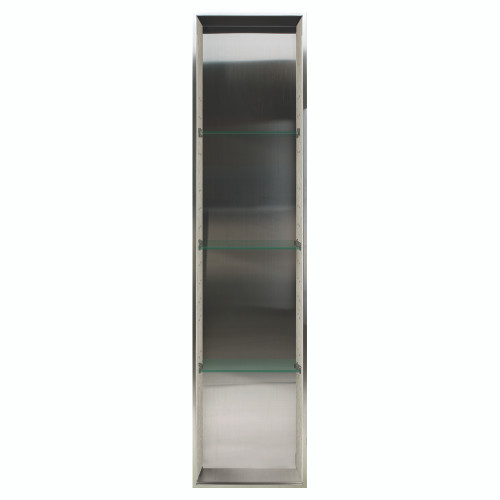 58.5-in Storage Pod, In Stainless Steel/Sea Fog