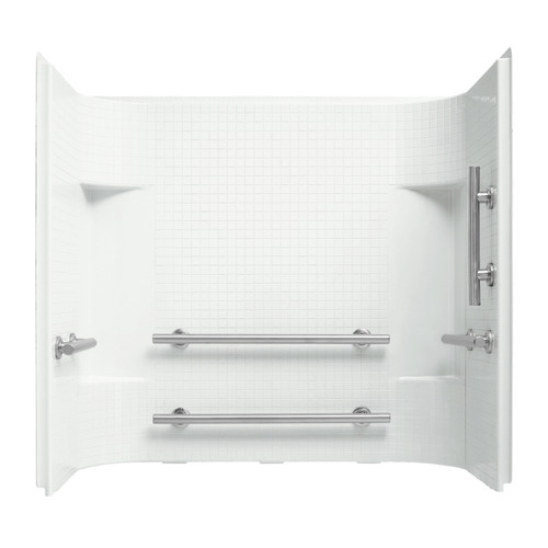 Sterling 71144123-0 Vikrell Bathtub Walls and Surrounds in White