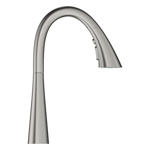 Grohe 30368DC2 Ladylux 1.75 GPM Single-Handle Kitchen Faucet in Supersteel Infinity Finish