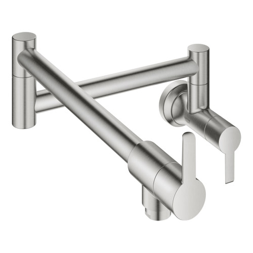 Grohe 31075DC2 Ladylux Wall Mount Pot Filler in Supersteel Infinity Finish