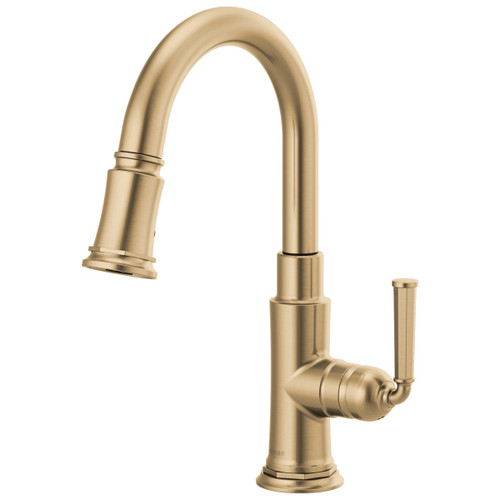 1.8 GPM Pull-Down Prep Faucet in Luxe Gold Finish