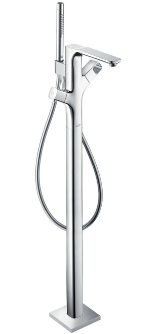 11423001 Thermostatic Freestanding Tub Filler Trim with Handshower in Chrome