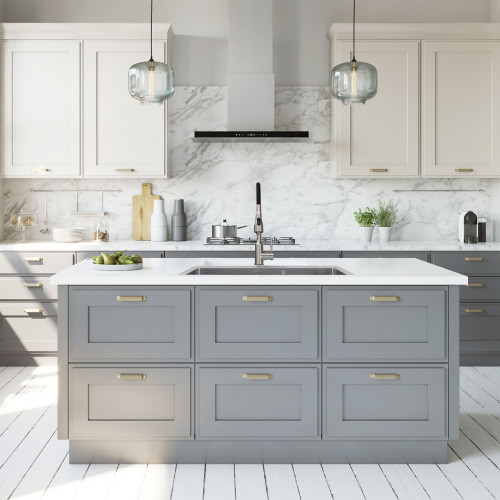 Diamond Sink Kit with 60/40 Double Bowls, Micro Dual Mount Installation, 5 Pre-Drilled Holes, Magnetic Accessories Kit, and Drain Kit