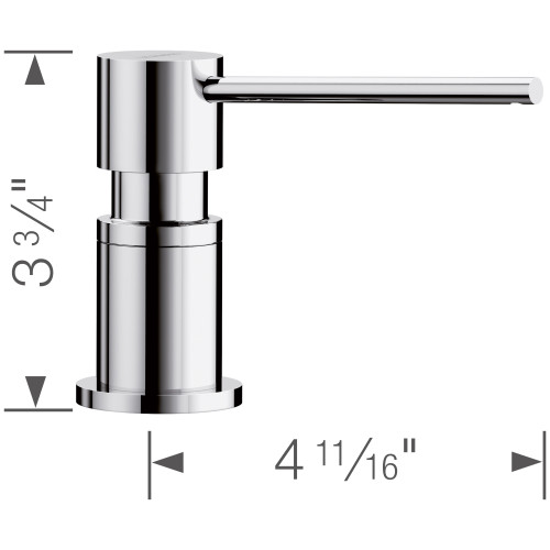 Blanco 402298 Lato Soap Dispenser in Chrome