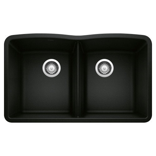 KA-442913 Diamond Equal Double Bowl Sink Kit in Coal Black