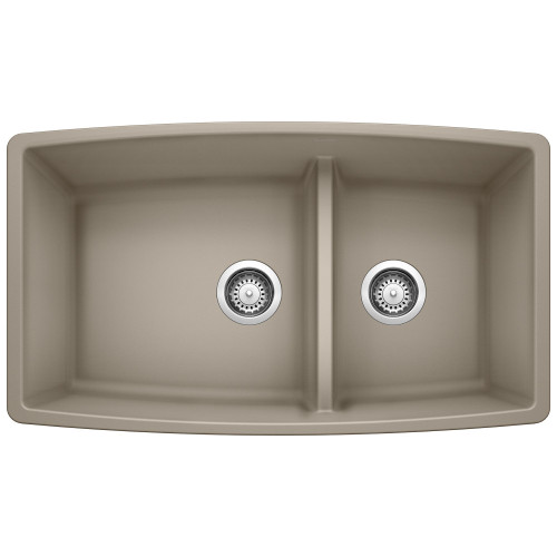 Blanco KA-441315 Performa Medium 1-3/4 Low Divide Sink Kit in Truffle