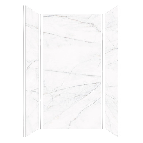 Transolid TWK483696-KI58G Titan 48-in x 39-in x 96-in Shower Wall Trimmable Kit, Summit (Glossy)