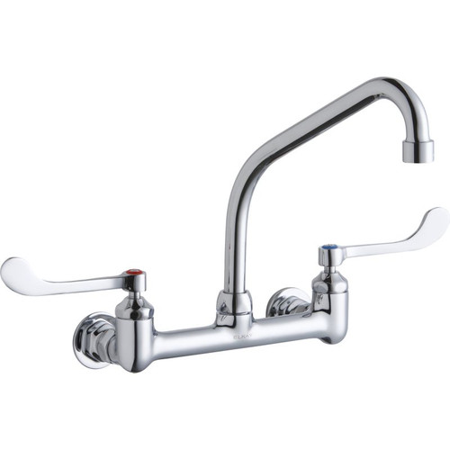 Elkay LK940HA08T6H Commercial 2-Hole Faucet in Chrome