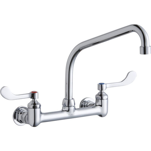 Elkay LK940HA10T4H Commercial 2-Hole Faucet in Chrome