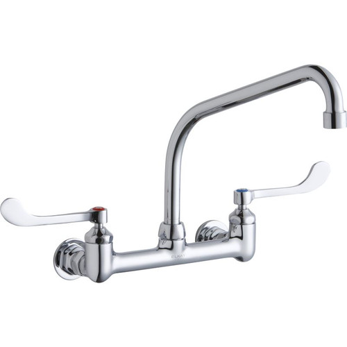 Elkay LK940HA10T6H Commercial 2-Hole Faucet in Chrome