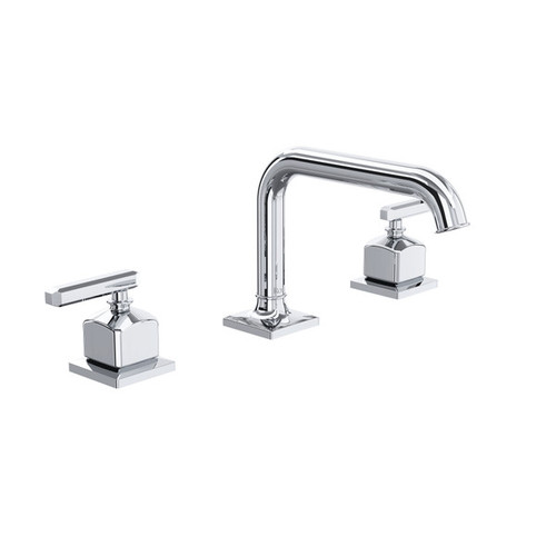 AP09D3LMAPC Apothecary Widespread Bathroom Faucet with U-Spout & Lever Handle, Polished Chrome