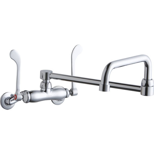 Elkay LK945DS20T6T Commercial 2-Hole Faucet in Chrome