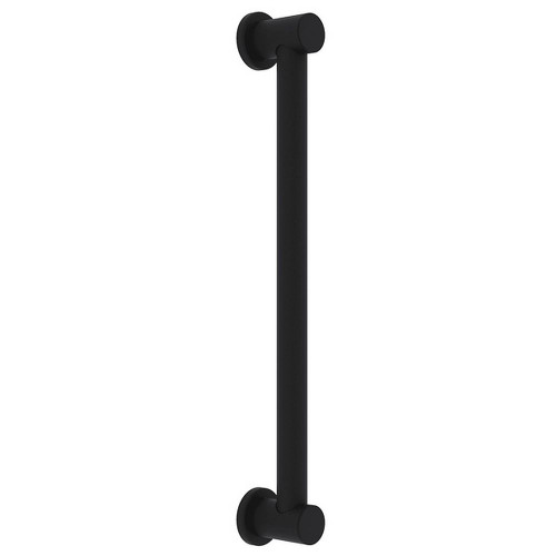 18-in Decorative Grab Bar in Matte Black