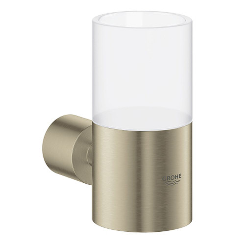 Grohe 40304EN3 Atrio Glass Holder in Brushed Nickel