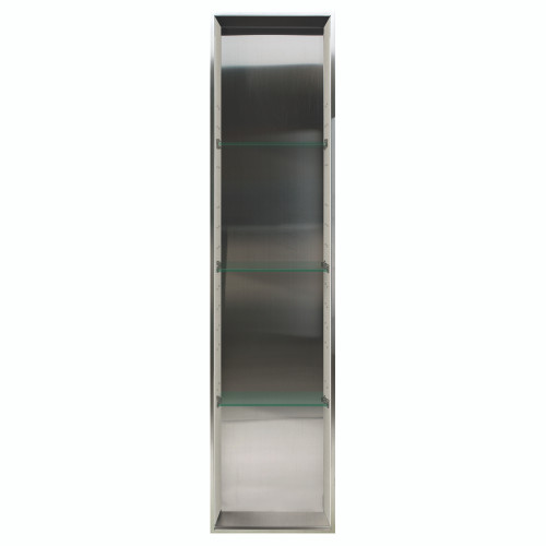 58.5-in Storage Pod, In Stainless Steel/Cameo