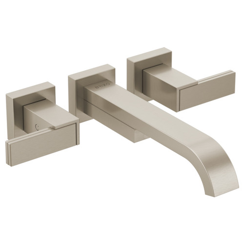 Two Less Handles Wall Mount Tub Filler in Brushed Nickel