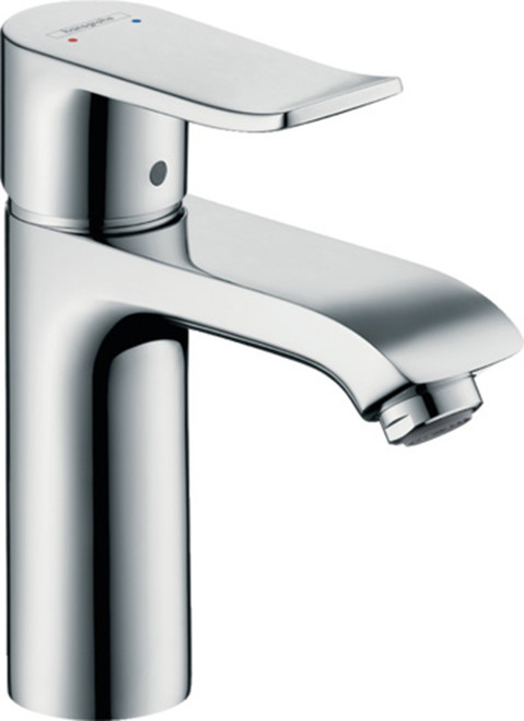 Hansgrohe 31123001 Metris Single-Hole Faucet 110 with Pop-Up Drain in Chrome
