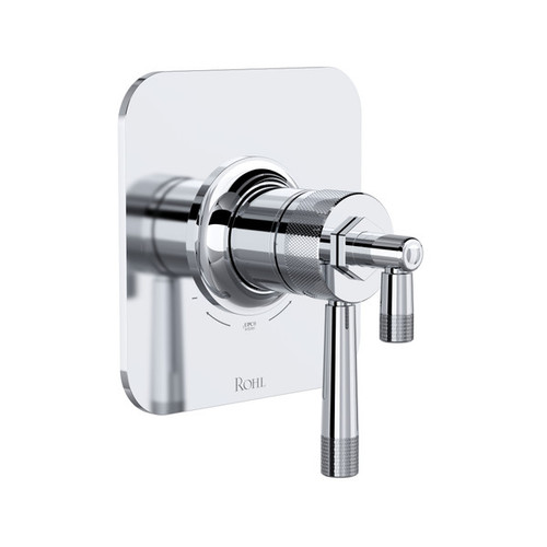 Rohl TMB44W1LMAPC Graceline 1/2-in Thermostatic and Pressure Balance Trim with 2 Functions with Lever Handle, Polished Chrome