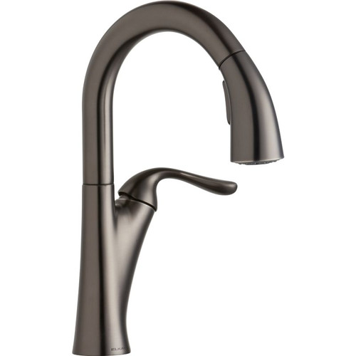 Pull-Down Bar/Prep Single-Hole Faucet in Antique Steel