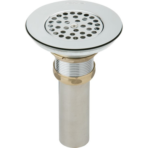 Kitchen Drain Fitting in Nickel