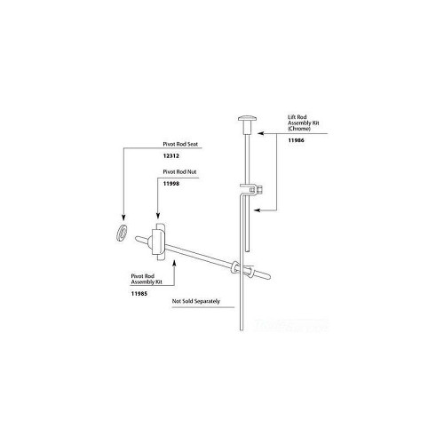 Moen 11985 Pivot Rod Assembly
