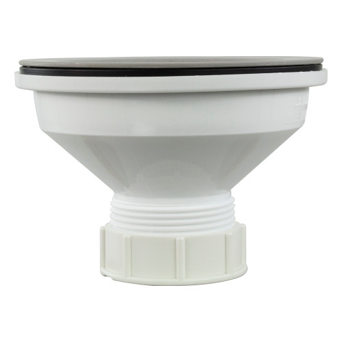 3.5-in Plastic Strainer in Concrete Grey