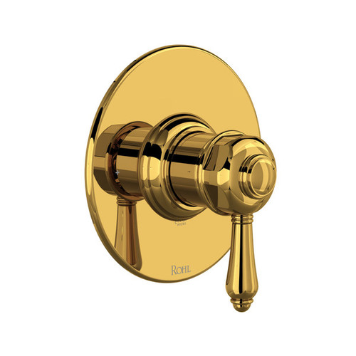 TTD51W1LMULB 1/2-in Pressure Balance Trim with Lever Handle, Unlacquered Brass