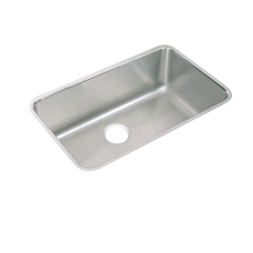 Elkay PLAUH281612 Stainless Steel Single Bowl Undermount Sink in Lustrous Highlighted Satin