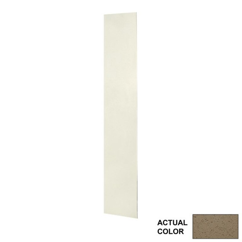 11.75-in W x 96-in H Solid Surface Shower Wall Panel in Caramel Glass