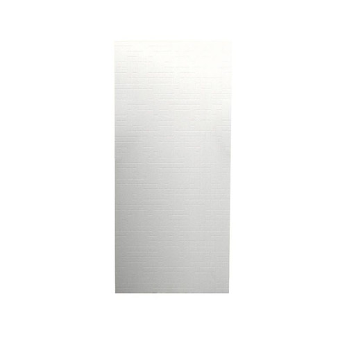 Swan DWP-3696GO-1-011 36-in W x 96-in H Solid Surface Shower Wall Panel in Tahiti White